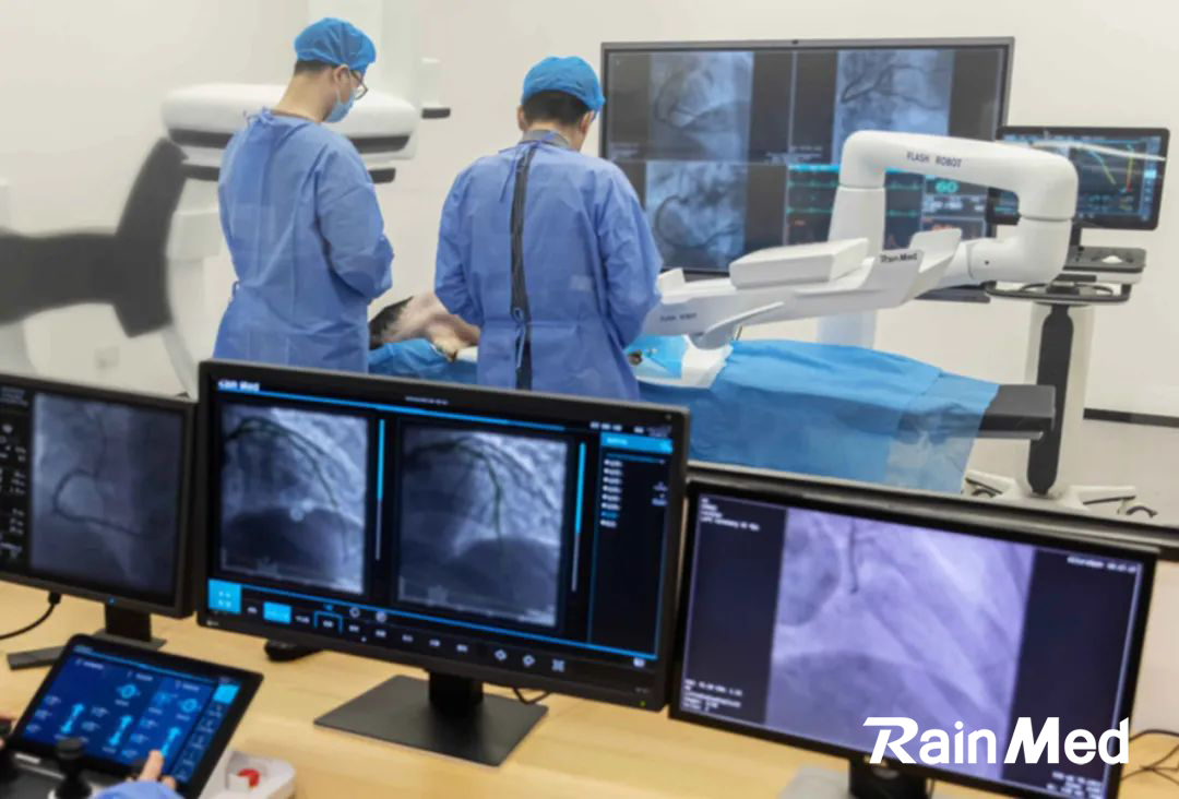 Global pioneer! The vascular interventional surgery robot of RainMed Medical has successfully entered the animal experiment stage